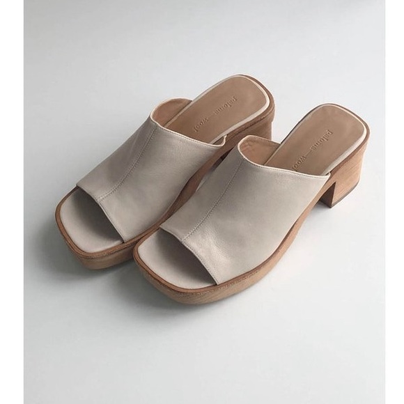 Paloma Wool Clogs Heels Ecru Valensia - Picture 3 of 7